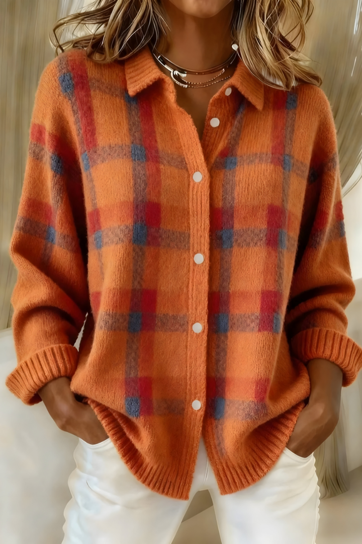 Tesa | Checkered Knit Vest