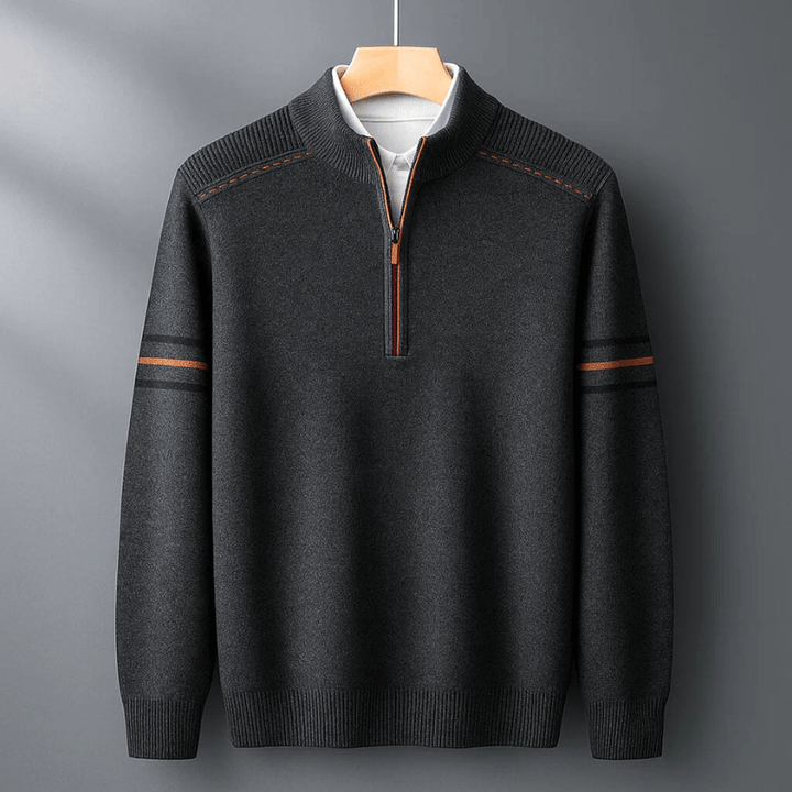Elijah | Modern Half-Zip Sweater