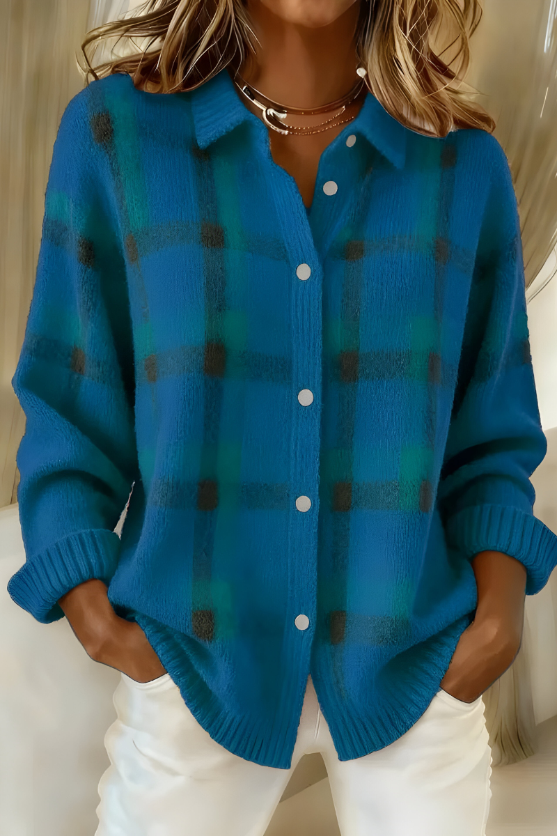 Tesa | Checkered Knit Vest