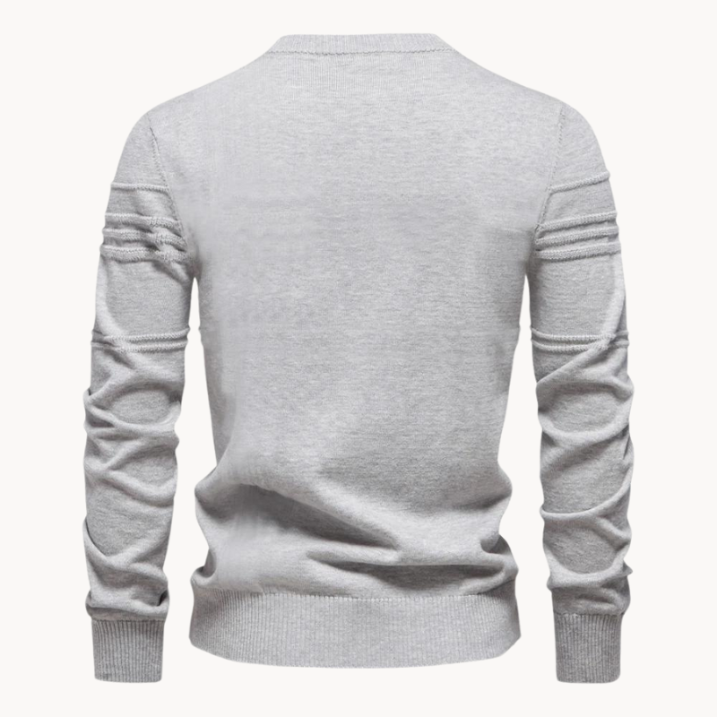 Richard - Stylish Men's Sweater with Checked Design