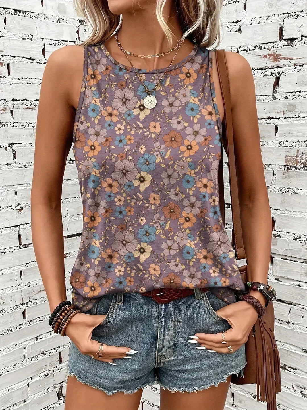 REYA | COMFORTABLE FLORAL SUMMER TOP