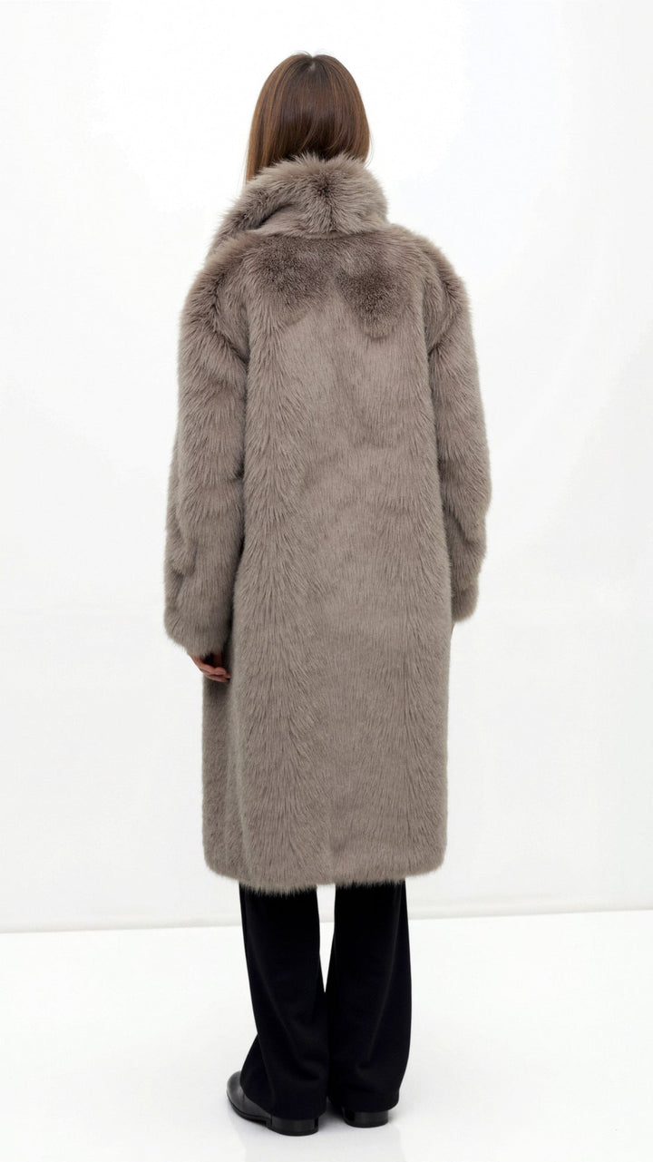 Narcissa Long Faux Fur Jacket
